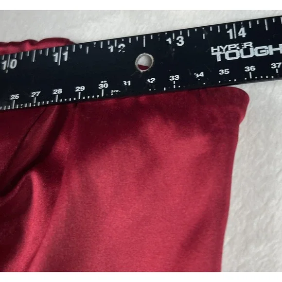 Babyboo Dress Womens Small Red Strapless Satin A-Line Fit & Flare Cocktail Party - Picture 12 of 12